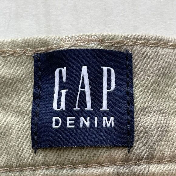 Gap Denim True Skinny High Rise Stretch Ankle Jeans Camo Sz 28/6 Regular Raw Hem - Picture 7 of 11